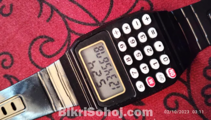Calculator watch